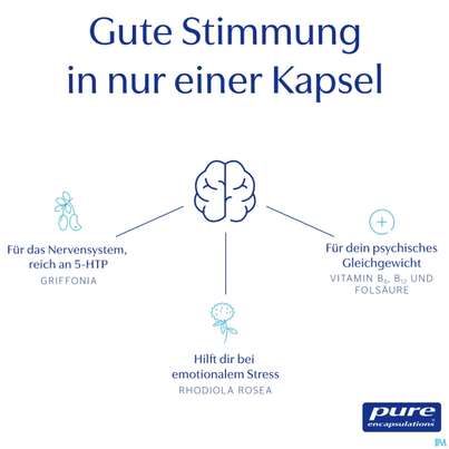 Sie sehen eine Packung Pure Encapsulations Kapseln Mood Formel Mof3a 30st, Produktbild: 09 Pure Encapsulations Kapseln Mood Formel Mof3a 30st, A-Nr.: 5828040 - 09