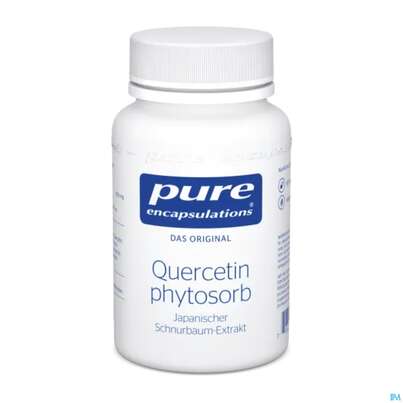 Sie sehen eine Packung Pure Encapsulations Kapseln Quercetin Phytosorb Qus6a 60st, Produktbild: 01 Pure Encapsulations Kapseln Quercetin Phytosorb Qus6a 60st, A-Nr.: 5811826 - 01