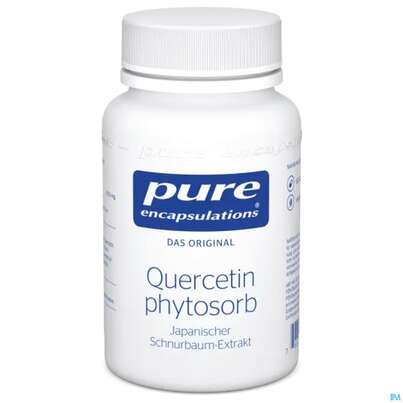 Sie sehen eine Packung Pure Encapsulations Kapseln Quercetin Phytosorb Qus6a 60st, Produktbild: 02 Pure Encapsulations Kapseln Quercetin Phytosorb Qus6a 60st, A-Nr.: 5811826 - 02