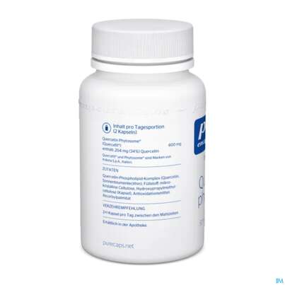 Sie sehen eine Packung Pure Encapsulations Kapseln Quercetin Phytosorb Qus6a 60st, Produktbild: 04 Pure Encapsulations Kapseln Quercetin Phytosorb Qus6a 60st, A-Nr.: 5811826 - 04