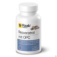 Sie sehen eine Packung Resveratrol Kapseln +opc Raab 90st, Produktbild: 01 Resveratrol Kapseln +opc Raab 90st, A-Nr.: 5871627 - 01