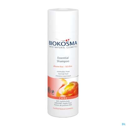 Sie sehen eine Packung Shampoon Biokosma Essential Apfelschale Nr60348 200ml, Produktbild: 03 Shampoon Biokosma Essential Apfelschale Nr60348 200ml, A-Nr.: 3499336 - 03
