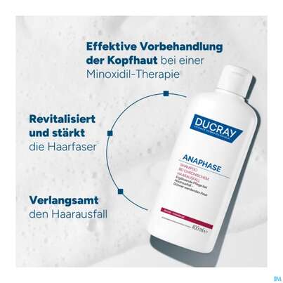 Sie sehen eine Packung Shampoon Ducray Anaphase+ Vorteilsgroesse 400ml, Produktbild: 12 Shampoon Ducray Anaphase+ Vorteilsgroesse 400ml, A-Nr.: 5862278 - 12