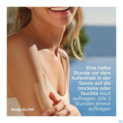 Sie sehen eine Packung Sonnenprodukte Isdin/fotoprotector Body Glow Lsf30 200ml, Produktbild: 05 Sonnenprodukte Isdin/fotoprotector Body Glow Lsf30 200ml, A-Nr.: 5909407 - 05