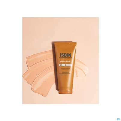 Sie sehen eine Packung Sonnenprodukte Isdin/fotoprotector Body Glow Lsf30 200ml, Produktbild: 09 Sonnenprodukte Isdin/fotoprotector Body Glow Lsf30 200ml, A-Nr.: 5909407 - 09