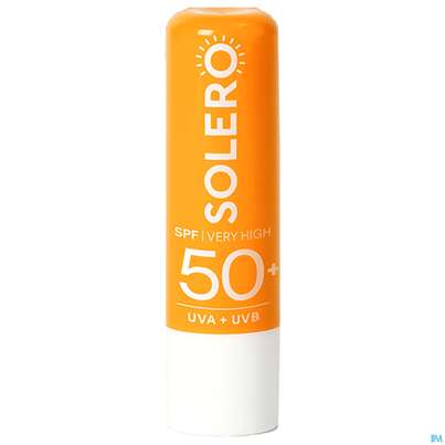 Sie sehen eine Packung Sonnenprodukte Solero Lippenschutzstick Spf50+ 4,8g, Produktbild: 02 Sonnenprodukte Solero Lippenschutzstick Spf50+ 4,8g, A-Nr.: 5917453 - 02