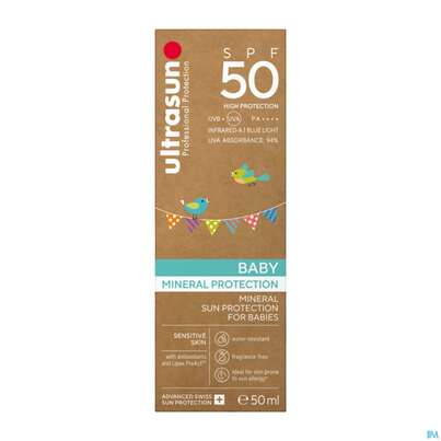 Sonnenprodukte Ultrasun Mineral Baby Spf50 Nr.62 100ml, A-Nr.: 4798101 - 01