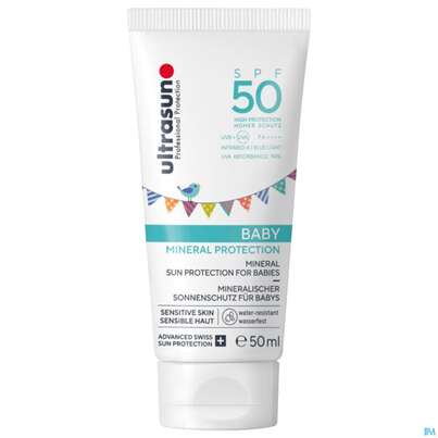 Sonnenprodukte Ultrasun Mineral Baby Spf50 Nr.62 100ml, A-Nr.: 4798101 - 03