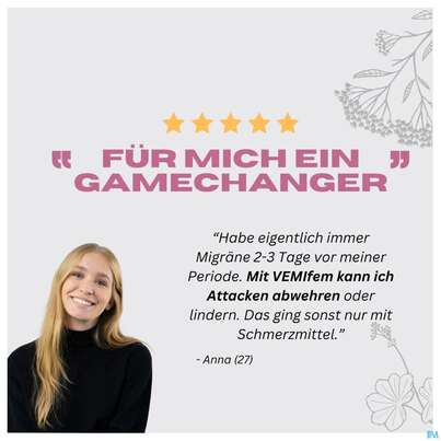 Sie sehen eine Packung Vemifem Lutschtabl 21st, Produktbild: 06 Vemifem Lutschtabl 21st, A-Nr.: 5937711 - 06