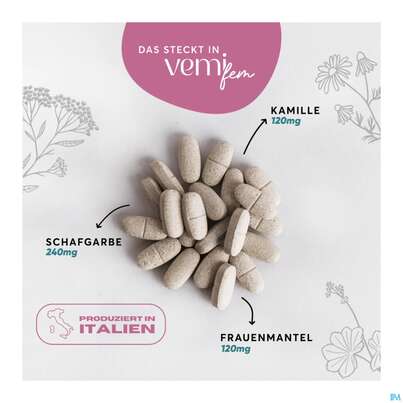 Sie sehen eine Packung Vemifem Lutschtabl 21st, Produktbild: 11 Vemifem Lutschtabl 21st, A-Nr.: 5937711 - 11