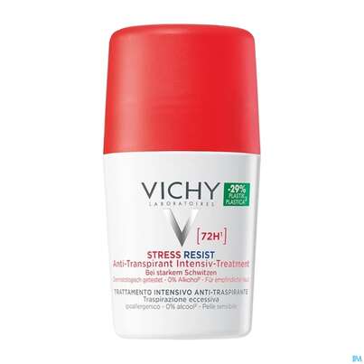 Sie sehen eine Packung Vichy Deodorant Stress Resist 2x30ml 60ml, Produktbild: 01 Vichy Deodorant Stress Resist 2x30ml 60ml, A-Nr.: 3854062 - 01