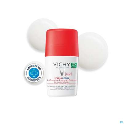 Sie sehen eine Packung Vichy Deodorant Stress Resist 72h 30ml, Produktbild: 07 Vichy Deodorant Stress Resist 72h 30ml, A-Nr.: 3423764 - 07