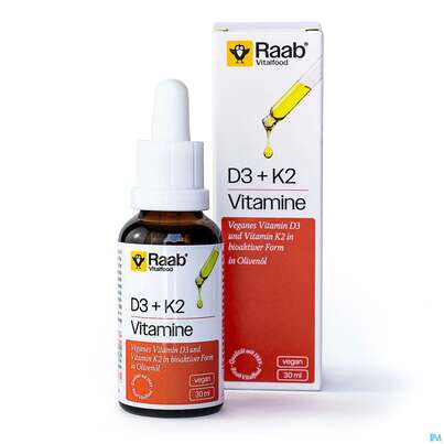 Vit D3+k2 Tropfen Raab 30ml, A-Nr.: 5925033 - 01