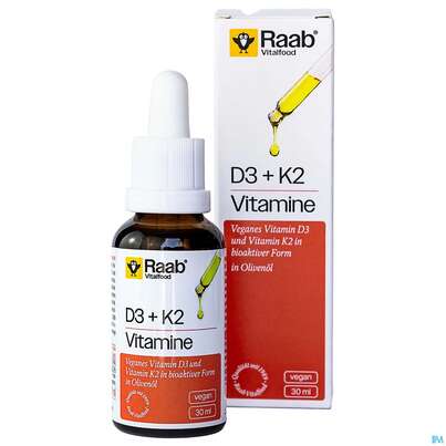 Vit D3+k2 Tropfen Raab 30ml, A-Nr.: 5925033 - 02