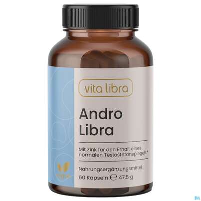Sie sehen eine Packung Vita Libra Kapseln Androlibra 60st, Produktbild: 02 Vita Libra Kapseln Androlibra 60st, A-Nr.: 5973919 - 02