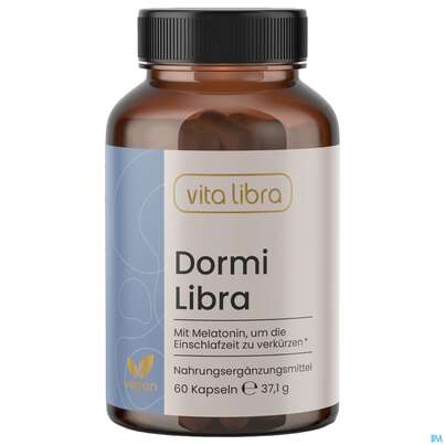 Sie sehen eine Packung Vita Libra Kapseln Dormilibra 60st, Produktbild: 01 Vita Libra Kapseln Dormilibra 60st, A-Nr.: 5973925 - 01