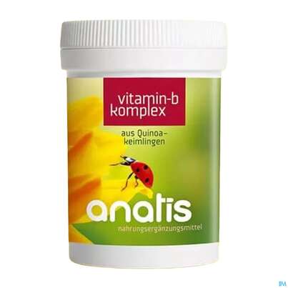 Sie sehen eine Packung Vitamin B-kapseln Komplex Anatis Aus Quinoa 90st, Produktbild: 01 Vitamin B-kapseln Komplex Anatis Aus Quinoa 90st, A-Nr.: 4314758 - 01