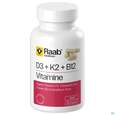Sie sehen eine Packung Vitamin D3+k2+b12 Kapseln Raab 60st, Produktbild: 02 Vitamin D3+k2+b12 Kapseln Raab 60st, A-Nr.: 5871811 - 02