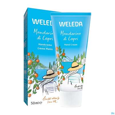Sie sehen eine Packung Weleda Mandarino Di Capri Handcreme 50ml, Produktbild: 03 Weleda Mandarino Di Capri Handcreme 50ml, A-Nr.: 5895987 - 03