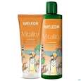 Sie sehen eine Packung Weleda Vitality Shower Cream Sanddorn 400ml, Produktbild: 02 Weleda Vitality Shower Cream Sanddorn 400ml, A-Nr.: 5909459 - 02