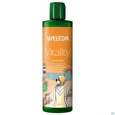 Sie sehen eine Packung Weleda Vitality Shower Cream Sanddorn 400ml, Produktbild: 08 Weleda Vitality Shower Cream Sanddorn 400ml, A-Nr.: 5909459 - 08