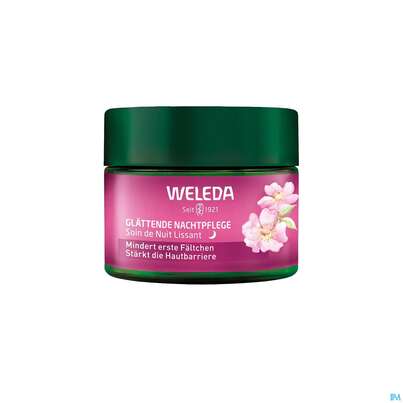 Sie sehen eine Packung Weleda Wildrose/+weisser Tee Glaettende Nachtpflege 40ml, Produktbild: 03 Weleda Wildrose/+weisser Tee Glaettende Nachtpflege 40ml, A-Nr.: 5838179 - 03