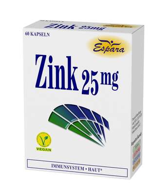 Espara Zink 25mg Kapseln, A-Nr.: 5395049 - 02