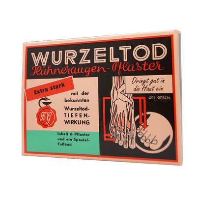 Sie sehen eine Packung Wurzeltod Kurpackung 6 Pflaster + Bad, Produktbild: 03 Wurzeltod Kurpackung 6 Pflaster + Bad, A-Nr.: 5034802 - 03