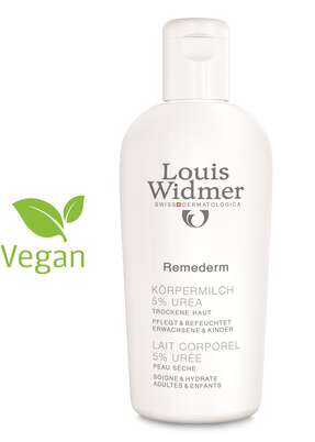 Sie sehen eine Packung Widmer Remederm Körpermilch 5% Urea, Produktbild: 01 Widmer Remederm Körpermilch 5% Urea, A-Nr.: 3827970 - 01