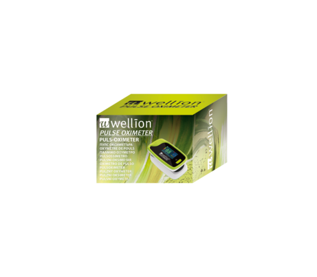 Sie sehen eine Packung WELLPULS003 Wellion PULS-OXIMETER, Produktbild: 01 WELLPULS003 Wellion PULS-OXIMETER, A-Nr.: 5428079 - 01