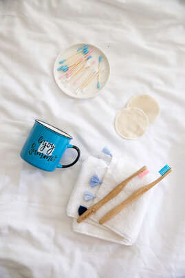 Nordics Bio Kosmetikstächen Bambus Blau, A-Nr.: 5332178 - 03