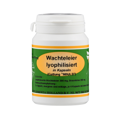 Supplementa Wachteleier, lyophilisiert Kapseln, A-Nr.: 5396190 - 01
