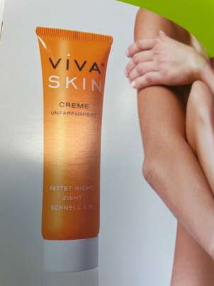 Sie sehen eine Packung VivaSkin Creme Tube 30g, Produktbild: 02 VivaSkin Creme Tube 30g, A-Nr.: 2012579 - 02
