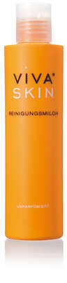 Sie sehen eine Packung Viva Skin Reinigungsmilch unparf 200ml, Produktbild: 01 Viva Skin Reinigungsmilch unparf 200ml, A-Nr.: 3172948 - 01