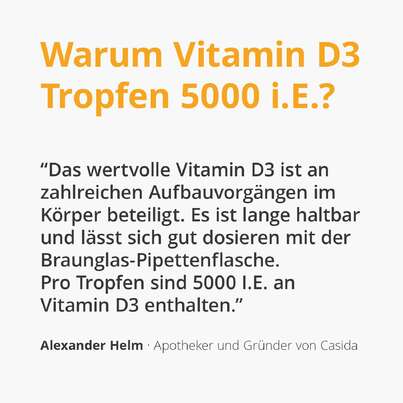 Casida Vitamin D3 Tropfen 5000 I.E., A-Nr.: 5339039 - 02