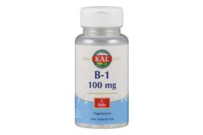 Supplementa Vitamin B1 Thiamin 100 mg Tabletten, A-Nr.: 5396132 - 01