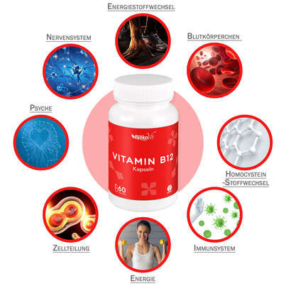 BjökoVit Vitamin B12 Kapseln 1000mcg vegan, A-Nr.: 5174704 - 06