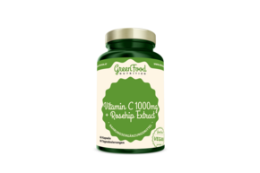 GreenFood Nutrition Vitamin C 1000 + Hagebutten Extrakt 60 Kapseln, A-Nr.: 5634749 - 01