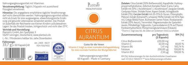 Citrus Aurantium Kapseln, A-Nr.: 4488731 - 02