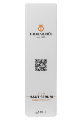 Sie sehen eine Packung THERESIENÖL MED HAUT SERUM, Produktbild: 01 THERESIENÖL MED HAUT SERUM, A-Nr.: 4796740 - 01