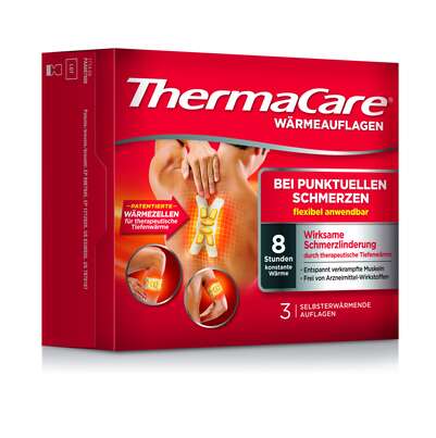 Sie sehen eine Packung ThermaCare® Flexible Anwendung 3 Stk., Produktbild: 01 ThermaCare® Flexible Anwendung 3 Stk., A-Nr.: 4173884 - 01