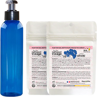 Sie sehen eine Packung Gesichts Reinigungs Creme Pulver mit Verbeneduft StepOne, Produktbild: 02 Gesichts Reinigungs Creme Pulver mit Verbeneduft StepOne, A-Nr.: 5666979 - 02