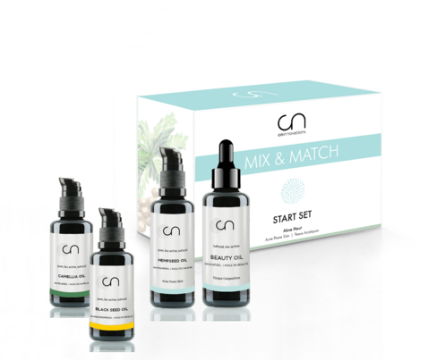 Sie sehen eine Packung CNI Starterset zu Akne neigender Haut Mix+Match DIY, Produktbild: 01 CNI Starterset zu Akne neigender Haut Mix+Match DIY, A-Nr.: 5286745 - 01