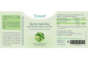 Floramed Burma-Spirulina mit Chlorella, Selen und Zink, A-Nr.: 4390067 - 01