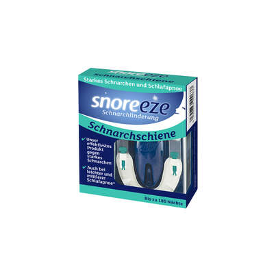 Sie sehen eine Packung Snoreeze Schnarchschiene, Produktbild: 02 Snoreeze Schnarchschiene, A-Nr.: 4840932 - 02