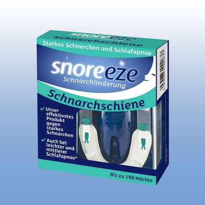Sie sehen eine Packung Snoreeze Schnarchschiene, Produktbild: 03 Snoreeze Schnarchschiene, A-Nr.: 4840932 - 03
