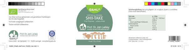 Gamu Shii-take Bio Pulver, A-Nr.: 5600236 - 03