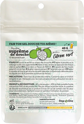 Duschgel Pulver Limette StepOne, A-Nr.: 5454295 - 01