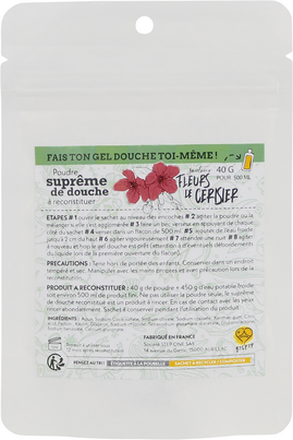 Sie sehen eine Packung Duschgel Pulver Kirschblüte StepOne, Produktbild: 01 Duschgel Pulver Kirschblüte StepOne, A-Nr.: 5447088 - 01