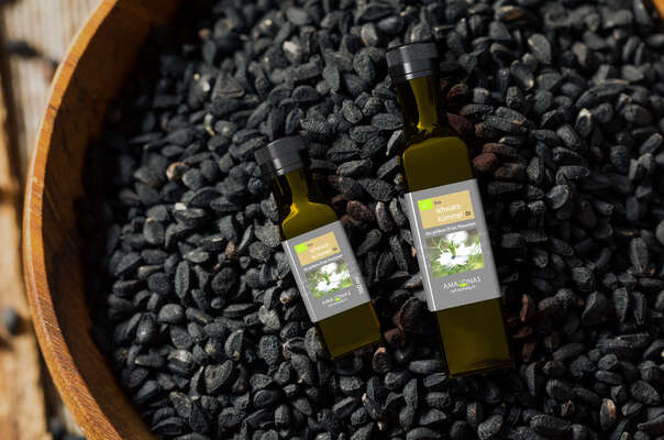 Bio Schwarzkümmelöl, 1.000ml, kaltgepresstes Öl aus Ägypten, Antiallergikum, A-Nr.: 5229351 - 03